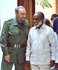 Rene Preval and Fidel Castro