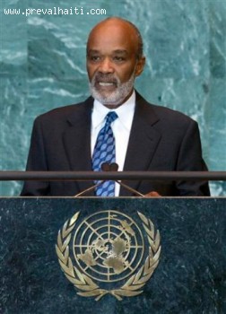Rene Preval At The United Nations