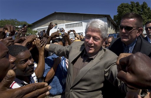 Bill Clinton and the Haitian people